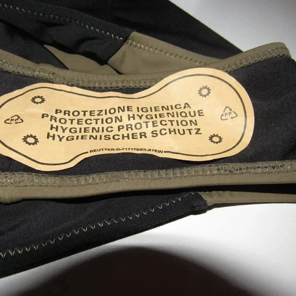 NWT CUPSHE Green Black Halter One-Piece Swimsuit Size Medium - Picture 4 of 5